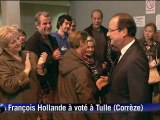 Présidentielle: François Hollande a voté à Tulle
