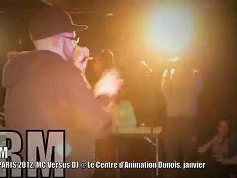 KRM, Mc Versus Dj @ EOW Paris jan. 2012