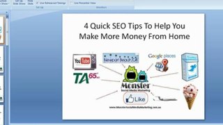 4 Quick SEO Tips To Help You Make More Money From Home