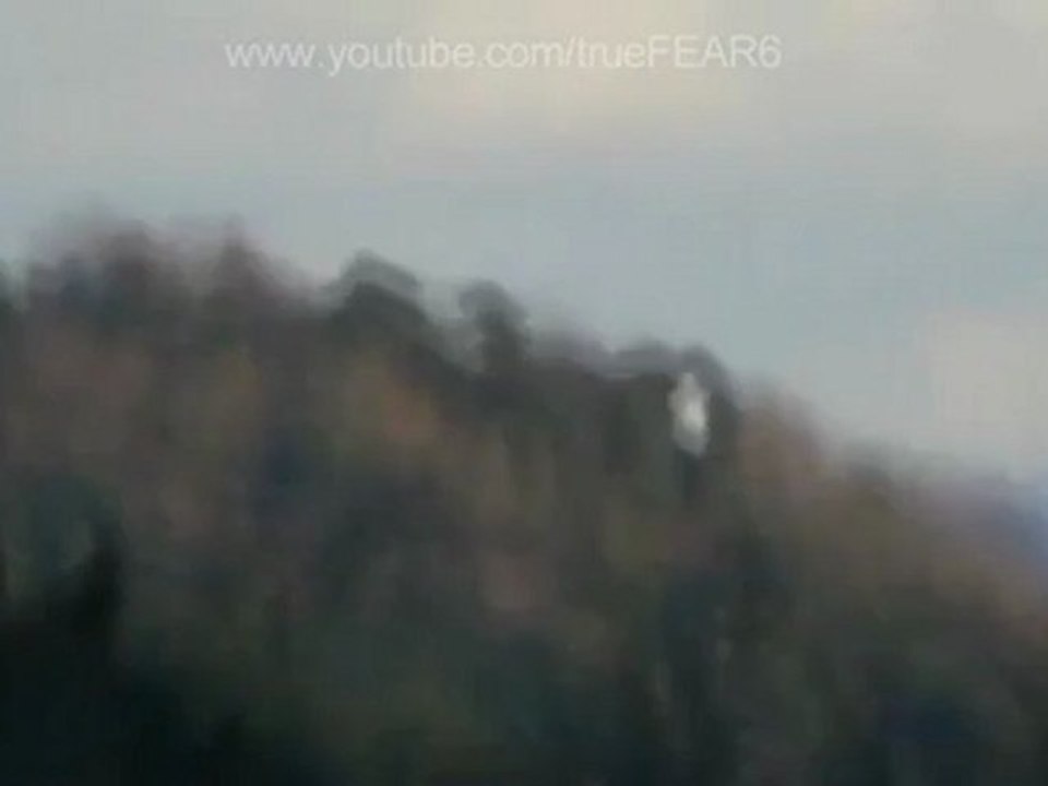 Humanoid shaped creature floating in the air