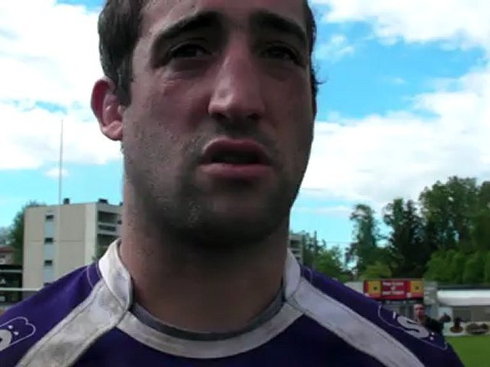 Rugby Fédérale 1 - Greg Garnier réagit après Valence d'Agen