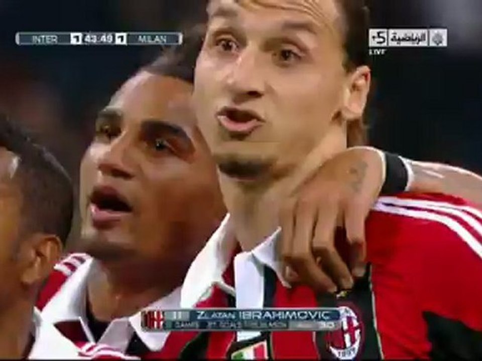 Inter 1-1 Milan (Ibrahimovic)