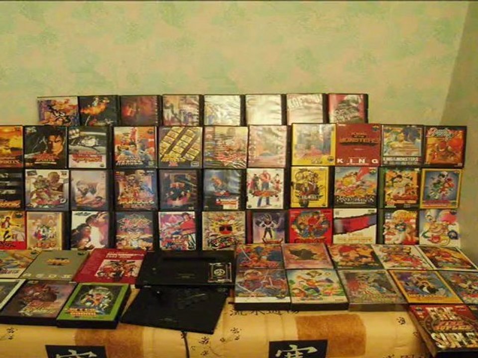 Kinikuman77 vous presente sa Collection Néo Géo AES