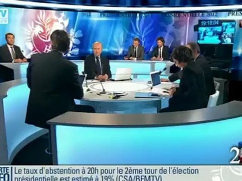 Les responsables politiques s'échangent les résultats sur twitter