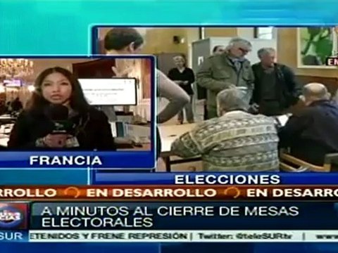 Falta poco para el cierre de mesas electorales en Francia