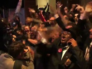 Les résultats du second tour au QG de campagne