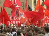 La multitudinaria marcha contra Putin acaba con 250 detenidos