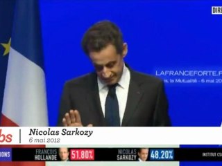 La déclaration de Nicolas Sarkozy après sa défaite