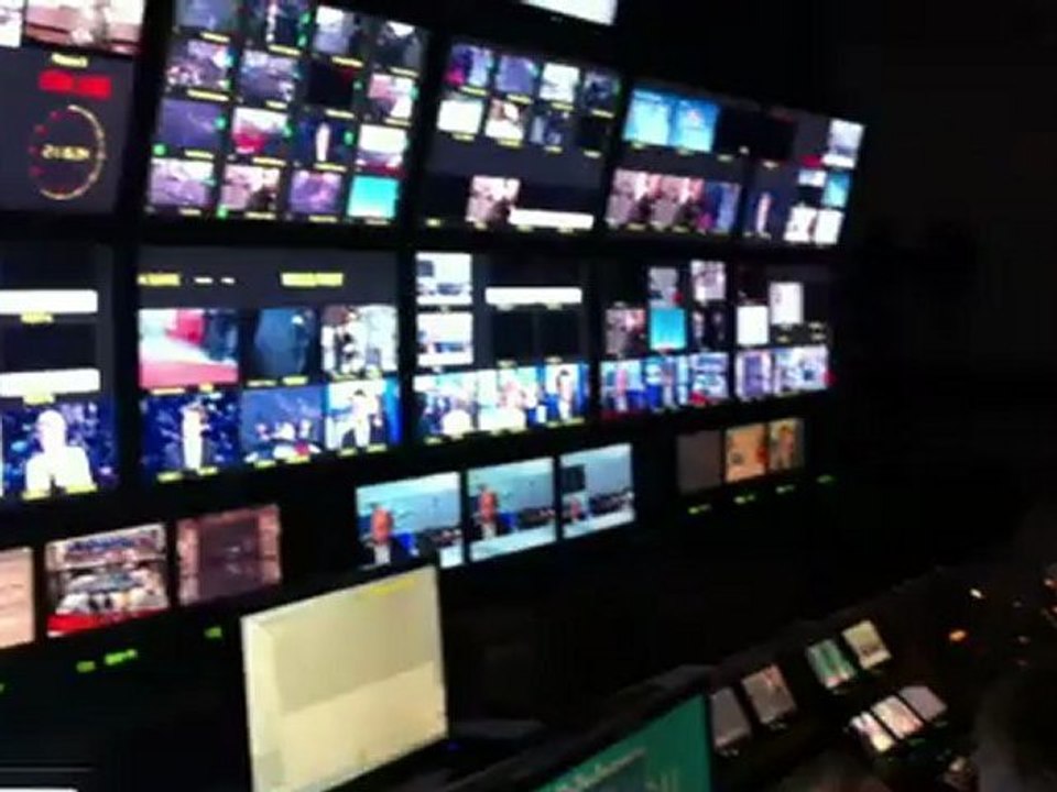 En direct de la régie de France Télévisions