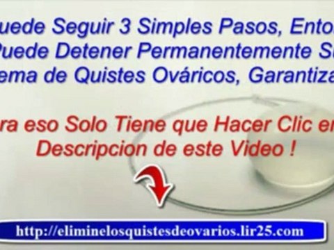 quistes de ovarios tratamiento - quistes de ovarios causas