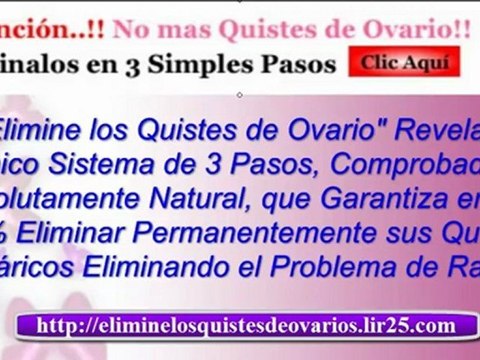 tratamiento para quistes de ovarios - que son quistes de ovarios