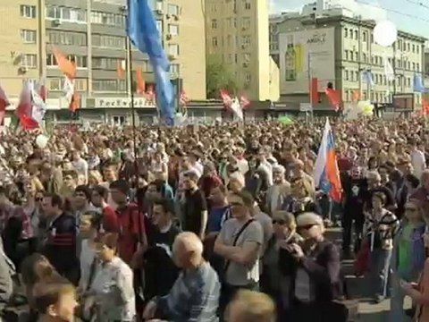 Más de 450 manifestantes anti Putin detenidos en Moscú