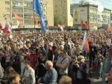 Mosca: scontri e proteste contro l'insediamento di Putin