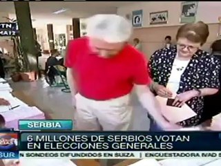 Serbia celebra elecciones generales
