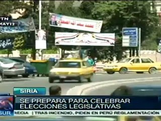 Siria se prepara para elecciones legislativas