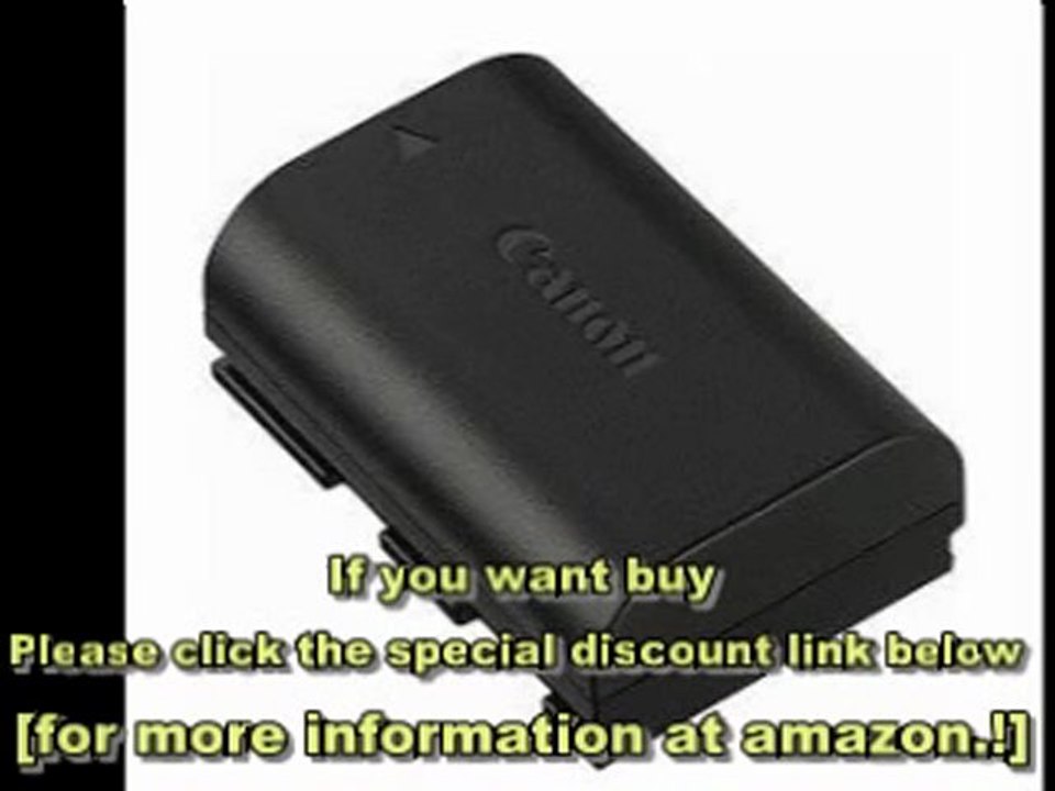 Canon LP-E6 Battery Pack for Select Canon Digital SLR Cameras (Retail Package)