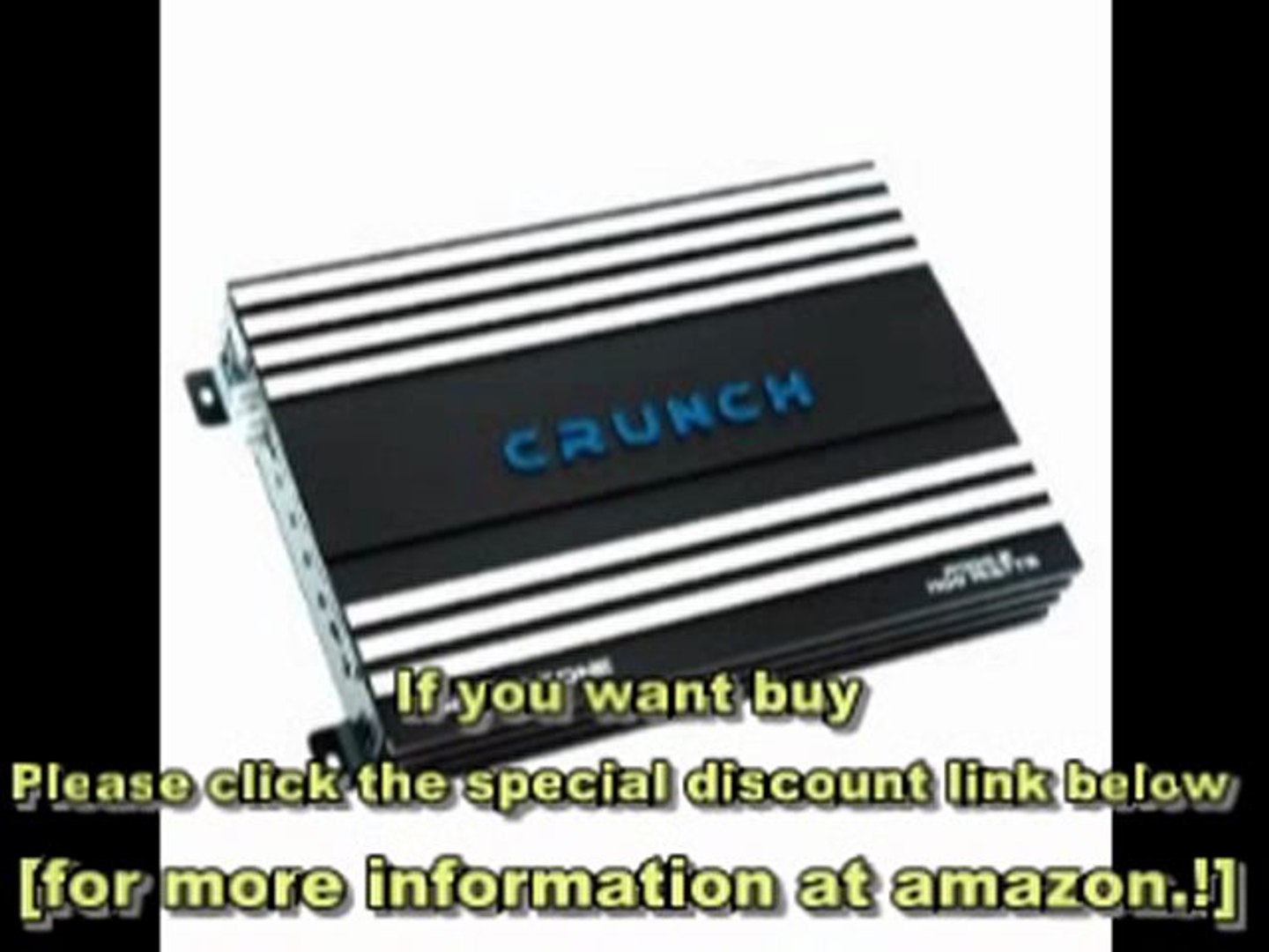 ⁣Crunch PowerZone P1100.2 1100 Maxx Watt Power A-B Class Two-Channel Amplifier