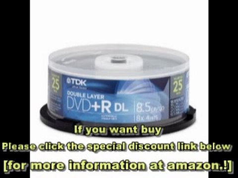 TDK DVD+R 8x Dual Layer 8.5GB 25 Discs