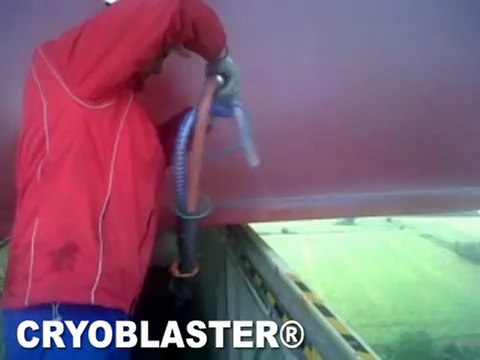 Décapage béton CRYOBLASTER®: process nettoyage cryogénique