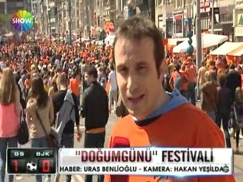 Amsterdam'da doğumgünü festivali - 06 mayıs 2012