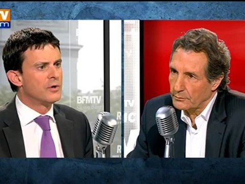 Valls sur BFMTV : « c’était un engagement de François Hollande de réserver son 1er déplacement à Angela Merkel »