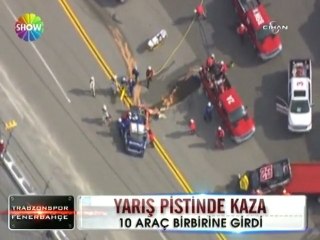Amerika yarış pistinde kaza - 06 mayıs 2012