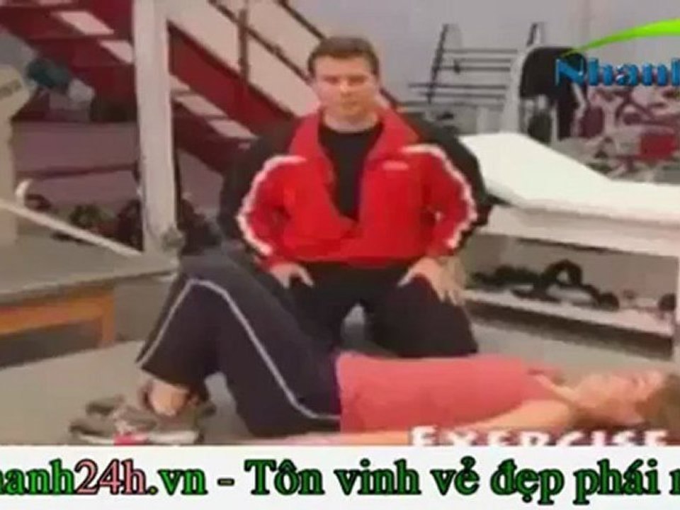 Hướng dẫn tập cơ bụng, tập cơ bụng, thể dục thẩm mỹ 4 - Nhanh24h.vn (SD)