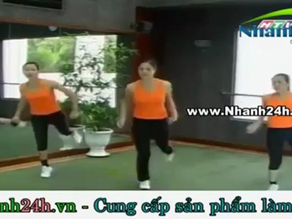Thể dục thẩm mỹ, bài tập chân - Nhanh24h.vn (SD)
