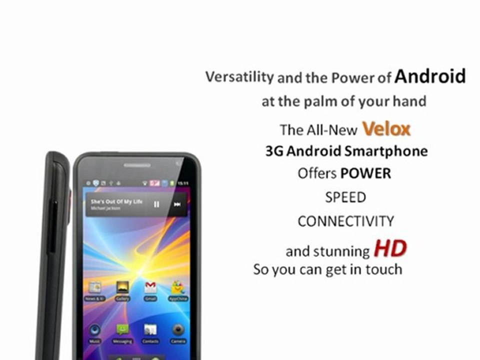 Stunning China Gadgets: The All-New Velox 3G Android Phone