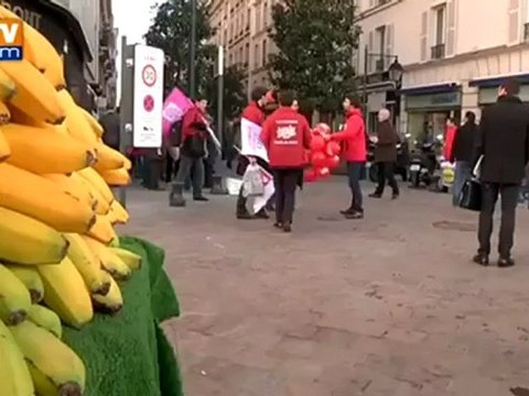 Les militants socialistes tractent Neuilly-sur-Seine - BFM TV