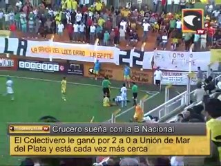 Los goles de Crucero 2.Unión MdP 0
