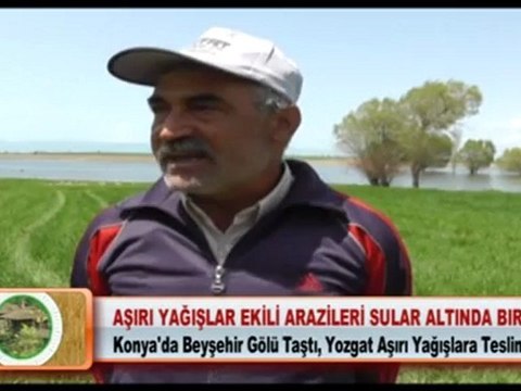 AŞIRI YAĞIŞLAR EKİLİ ARAZİLERİ SULAR ALTINDA BIRAKTI 07.05.2012