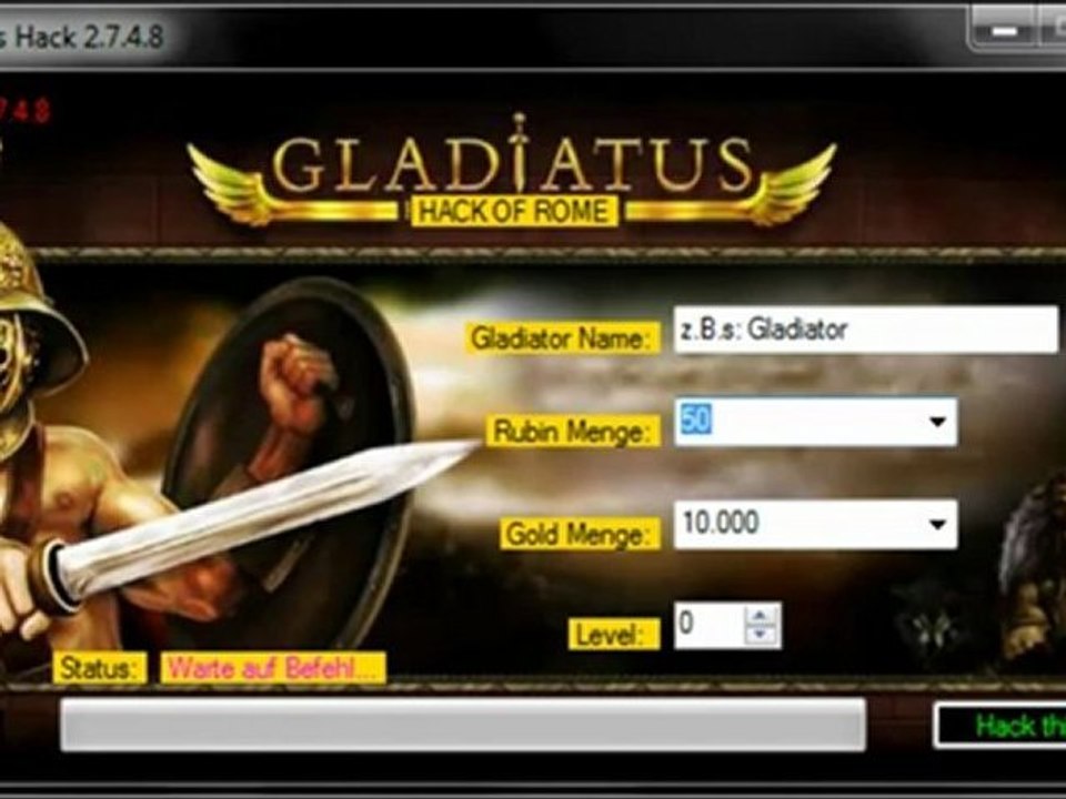 Gladiatus $ Hack $ Cheat $ May 2012 Update Download