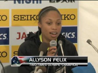 Allyson Felix: "A Londra per l'oro"