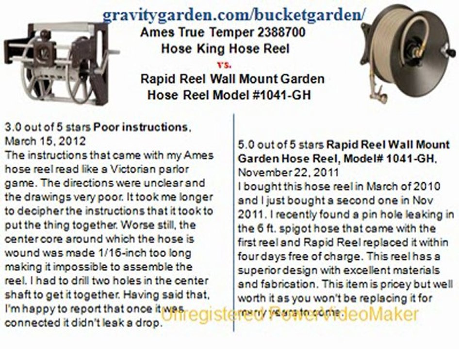 Ames True Temper 2388700 Hose King Hose Reel  vsr apid reel#1041-GH (Lawn & Patio)