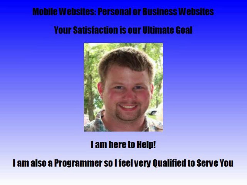 Mobile Website for Your Business - Brant Pickard - Valdosta Georgia, GA