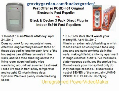 Pest Offense POBD-I-01 Original Electronic Pest Repeller vs. Black & Decker 3 Pack Direct Plug-in Indoor Ex310 Pest Repellers