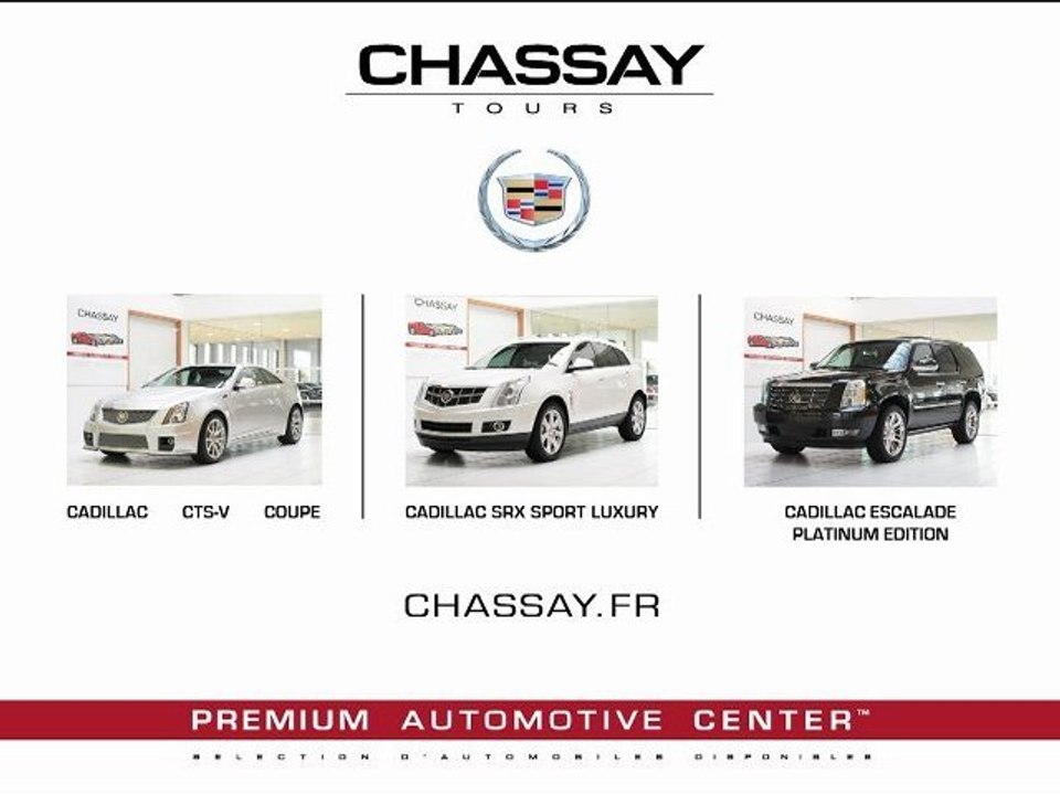 Cadillac SRX 2011 - www.chassay.fr - Distributeur Officiel France