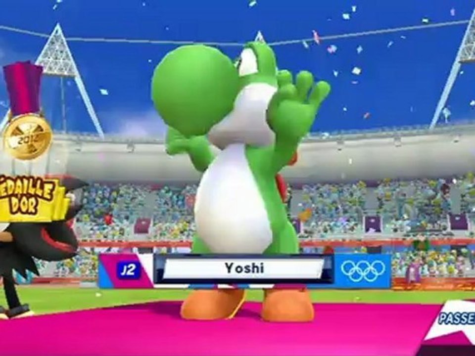 Mario et Sonic aux Jeux Olympiques de Londres 2012 - 100m