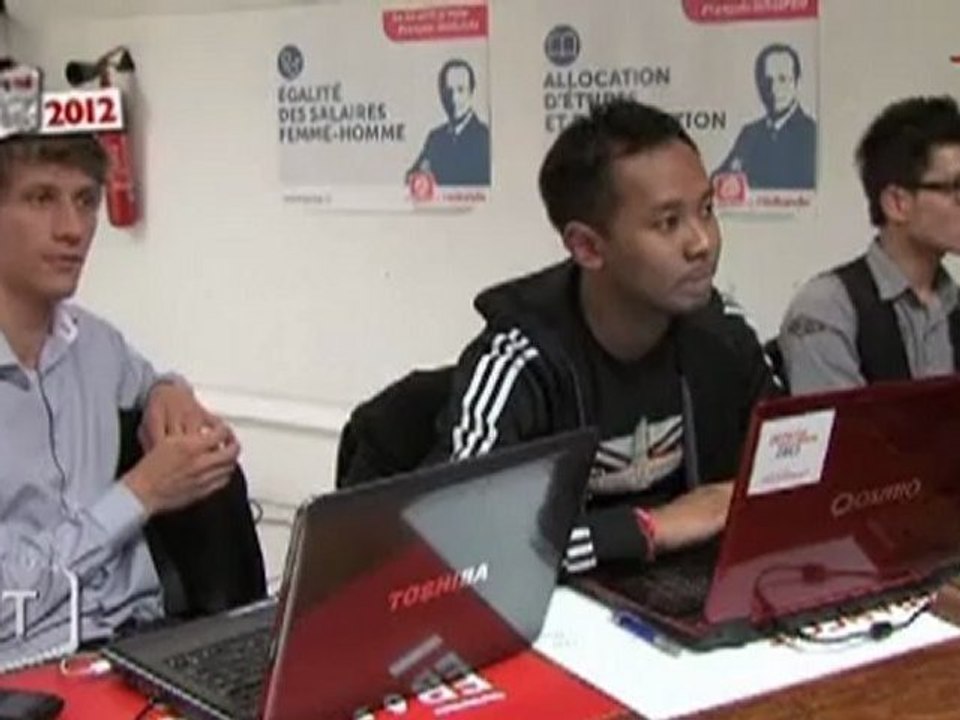 Les militants vendéens face au grand débat présidentiel Hollande-Sarkozy - Reportage TV Vendée du jeudi 3 mai 2012