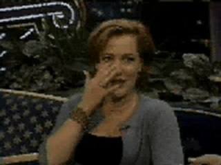 gillian anderson&Jay Leno sept 1998 -part3