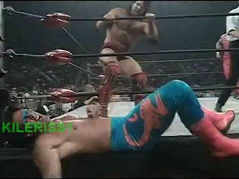 WCW 1996 - outsiders vs lex luger and sting