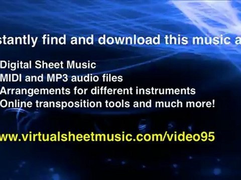 Johannes Brahms' Lullaby from Mother’s Day Collection violin and piano sheet music - Video Score