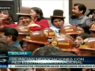 Bolivia: negocian precio a pagar por nacionalización de REI