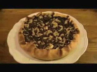Tarte à la banane et aux pépites de chocolat
