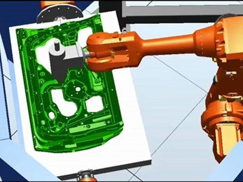 ABB ROBOT ROBOTMER - IRB 4600 LASER CUTTING