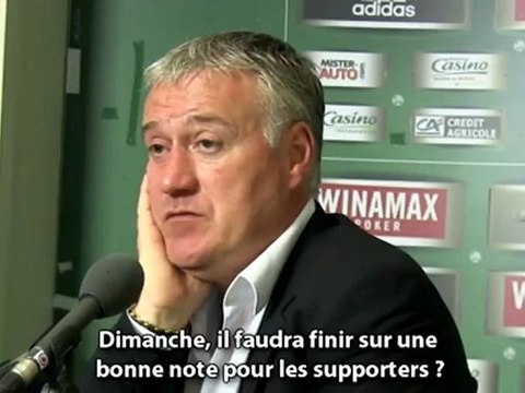 ASSE 0-0 OM : la réaction de Deschamps