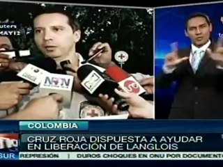 Cruz Roja dispuesta a ayudar en liberación de Langlois