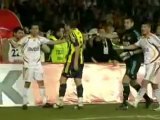 Volkan Demirel vs Lincoln scuffle at the end of the match in turkish cup quarter final Galatasaray Fenerbahce historic night...