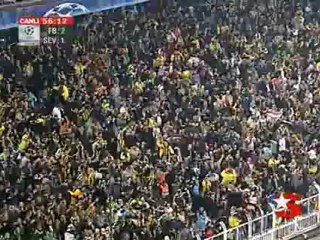 Uefa champions league Fenerbahce Sevilla Diego Lugano goal